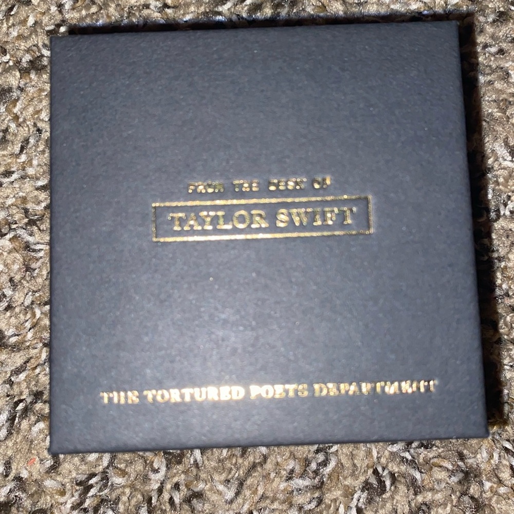 Taylor Swift TTPD ring & necklace BUNDLE